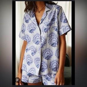 NWT Printfresh Peacock lavender sleep set